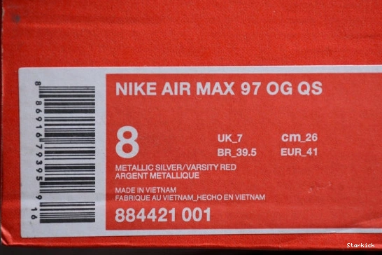 97 MAX BULLET” 884421-001 “SILVER AIR NIKE 0804